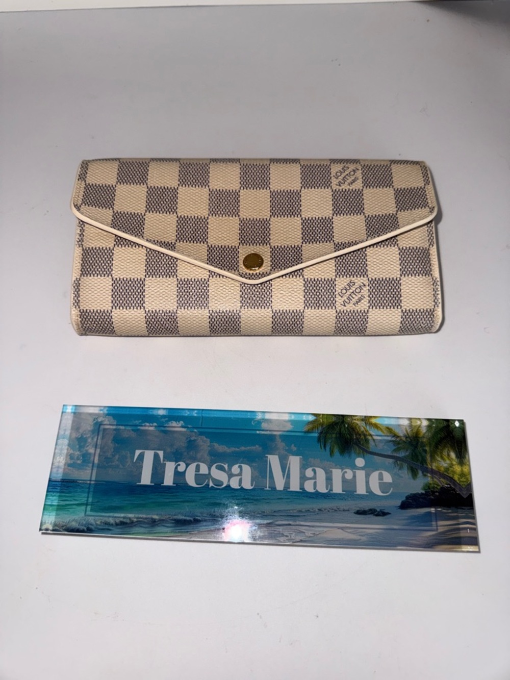 Louis Vuitton Azur sarah wallet